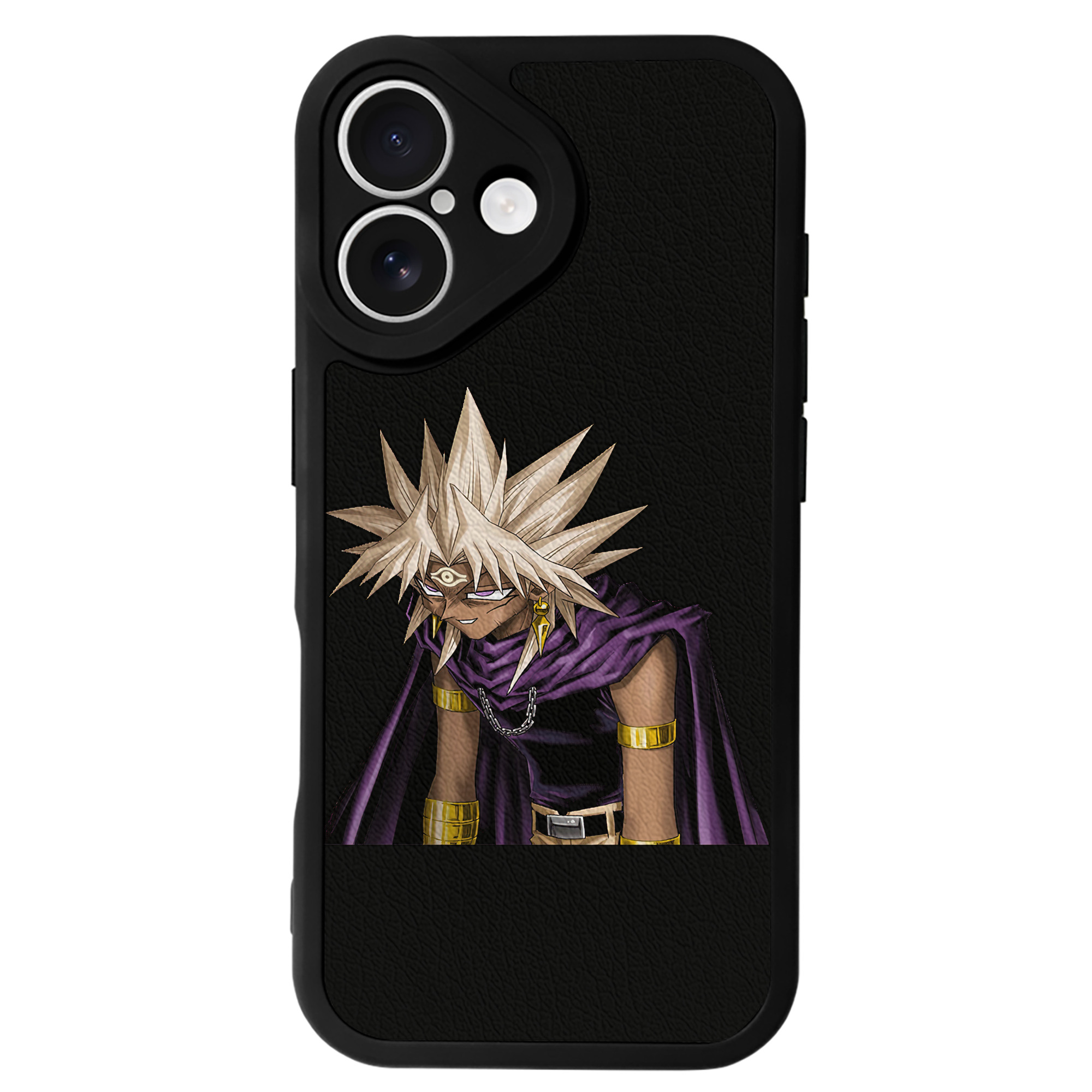 遊☆戯☆王 Yu-Gi-Oh! 【iPhone 16シリーズ対応】シリコンスマホケース（レザー調） 材質：シリコン